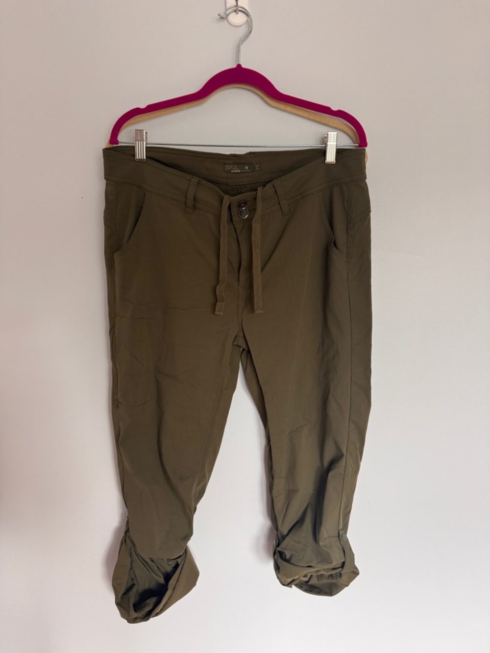 PRANA PANTS 16 GREY